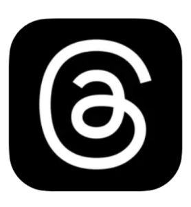 Meta's Threads' logo in app store